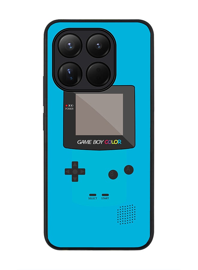 For Xiaomi 15T Case,Slim fit Camera Protection, Shockproof Thin Phone cover  - Gameboy Color - Blue